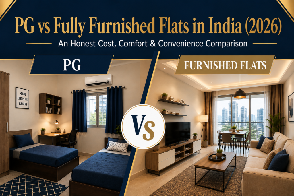 PG vs Fully Furnished Flats