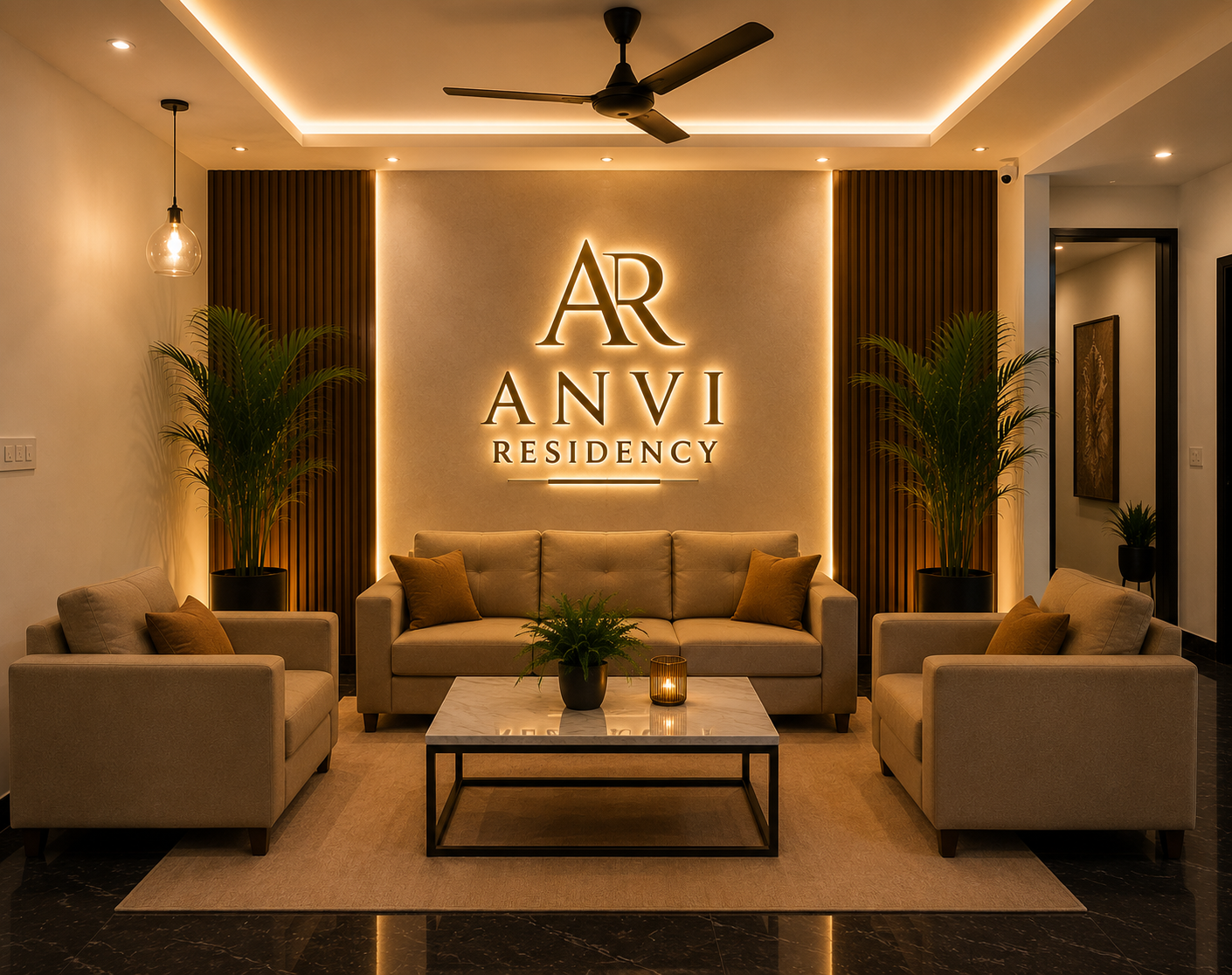 Anvi Residency Waiting Hall