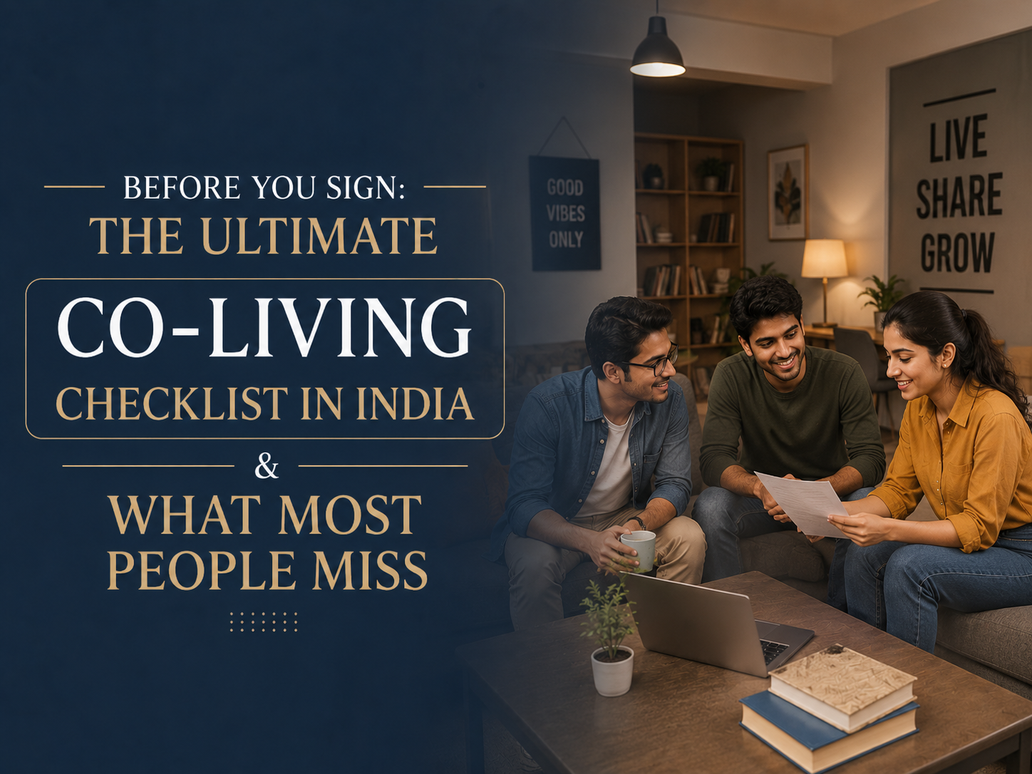 Co-Living Checklist in India